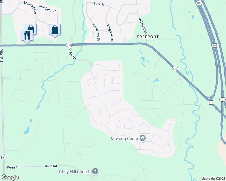 map of restaurants, bars, coffee shops, grocery stores, and more near 9241 Turtle River Road in Pike Road