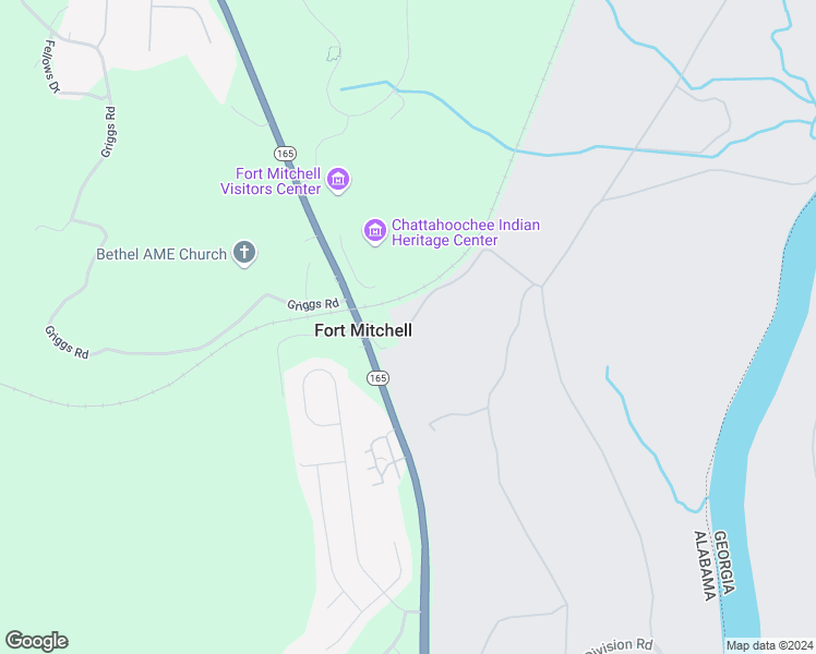 map of restaurants, bars, coffee shops, grocery stores, and more near Landing Road in Fort Mitchell