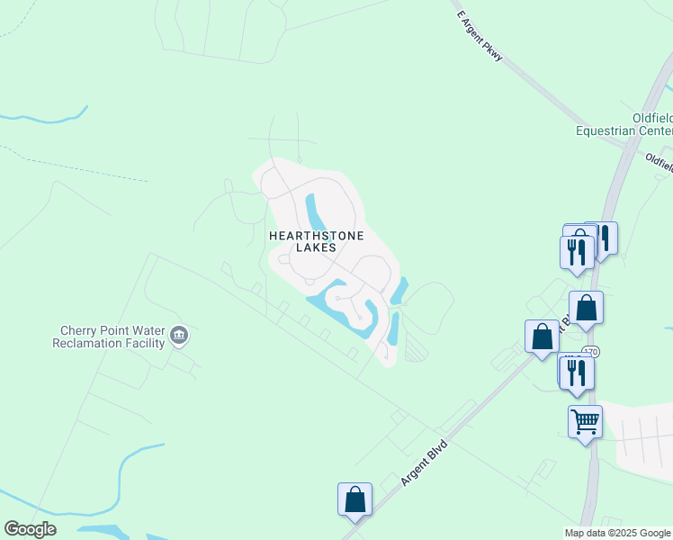 map of restaurants, bars, coffee shops, grocery stores, and more near 803 Hearthstone Drive in Ridgeland