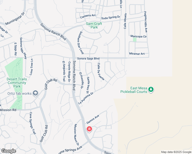 map of restaurants, bars, coffee shops, grocery stores, and more near 1927 San Fernando Drive in Las Cruces
