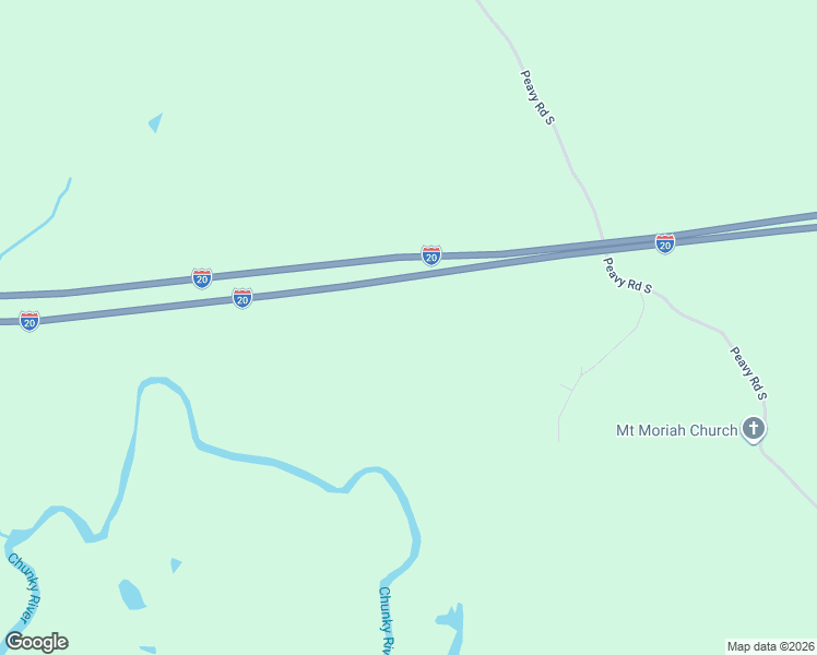 map of restaurants, bars, coffee shops, grocery stores, and more near 1992 Peavy Road South in Chunky