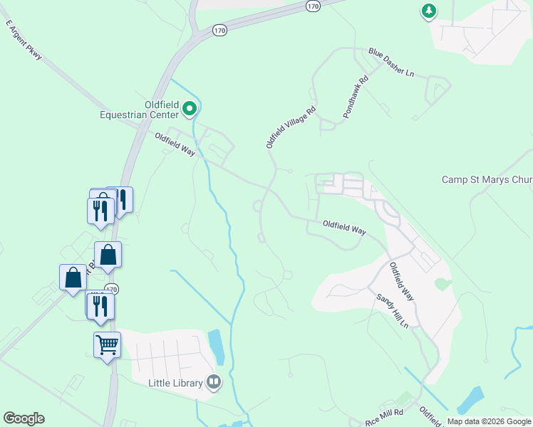 map of restaurants, bars, coffee shops, grocery stores, and more near 3 Indigo Plantation Road in Okatie