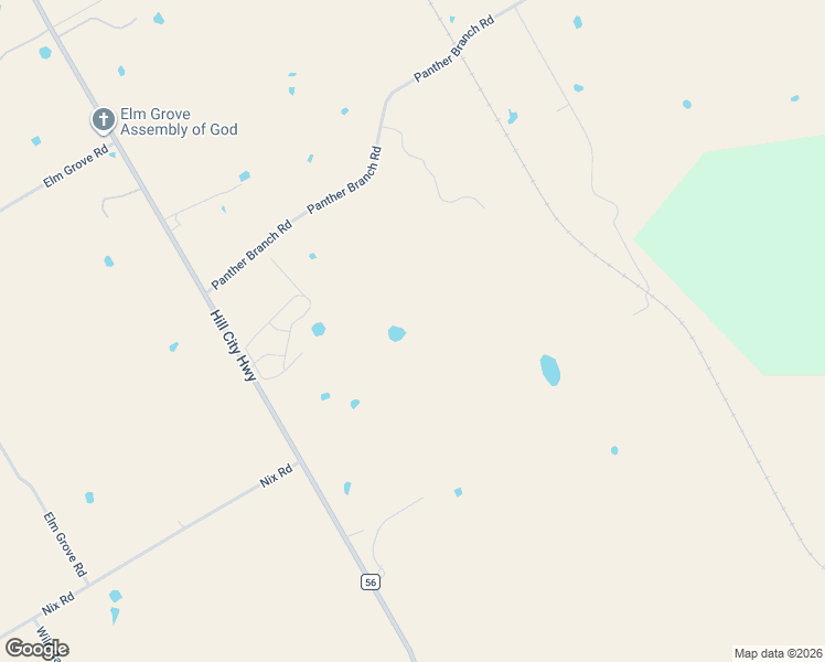 map of restaurants, bars, coffee shops, grocery stores, and more near 7601 Panther Branch Road in Tolar