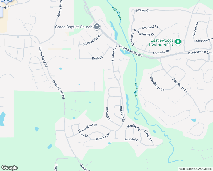 map of restaurants, bars, coffee shops, grocery stores, and more near 121 Fordham Court in Brandon