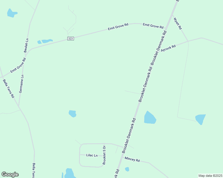 map of restaurants, bars, coffee shops, grocery stores, and more near 7339 Brooklet-Denmark Road in Brooklet