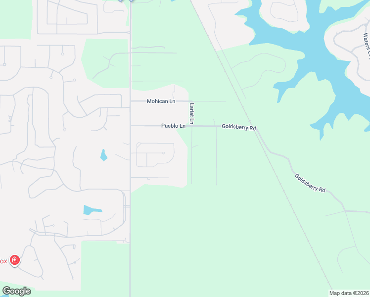 map of restaurants, bars, coffee shops, grocery stores, and more near 10136 Lariat Ln in Shreveport