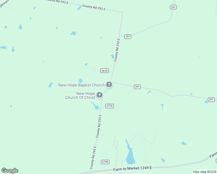 map of restaurants, bars, coffee shops, grocery stores, and more near 5876 County Road 291 in Kilgore