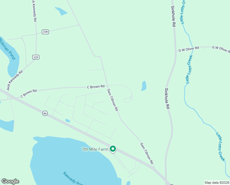 map of restaurants, bars, coffee shops, grocery stores, and more near 752 Sam Tillman Road in Statesboro