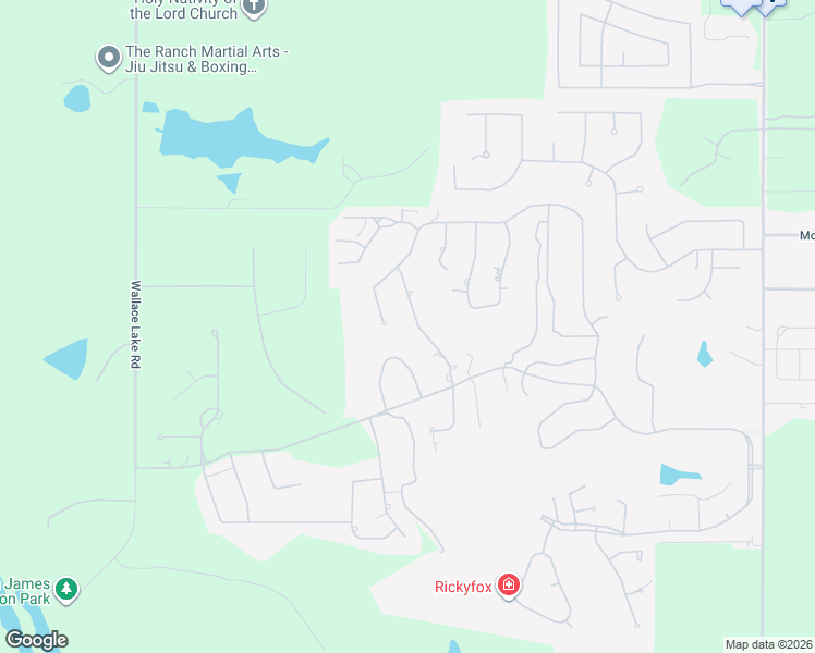 map of restaurants, bars, coffee shops, grocery stores, and more near 10930 Belle Court Way in Shreveport