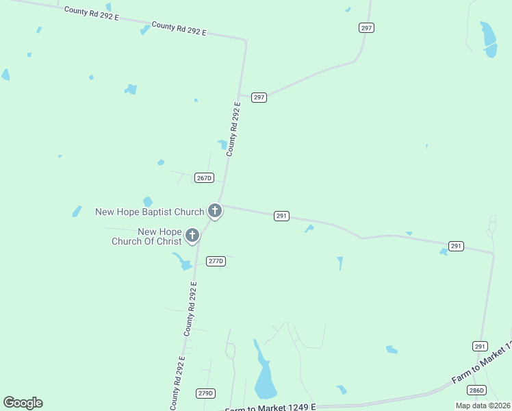 map of restaurants, bars, coffee shops, grocery stores, and more near 5876-6090 County Road 291 in Kilgore