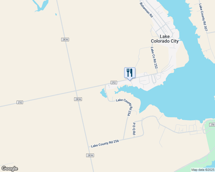 map of restaurants, bars, coffee shops, grocery stores, and more near 3384 County Road 252 in Colorado City