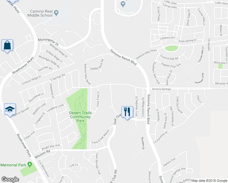 map of restaurants, bars, coffee shops, grocery stores, and more near 1960 Palm Canyon in Las Cruces