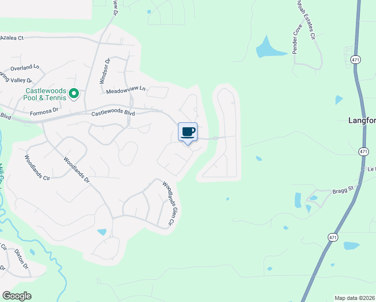 map of restaurants, bars, coffee shops, grocery stores, and more near 203 Apple Blossom Circle in Brandon
