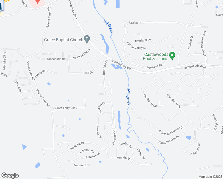 map of restaurants, bars, coffee shops, grocery stores, and more near 335 Wicklow Circle in Brandon