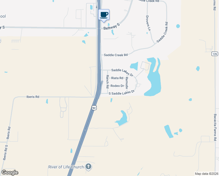 map of restaurants, bars, coffee shops, grocery stores, and more near 1417 Rodeo Drive in Abilene