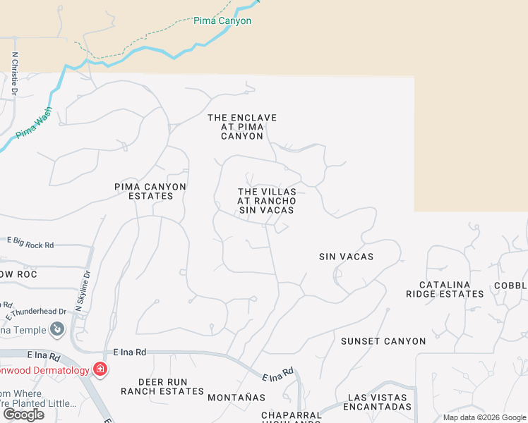 map of restaurants, bars, coffee shops, grocery stores, and more near 2425-2499 Cll Sin Condena in Tucson