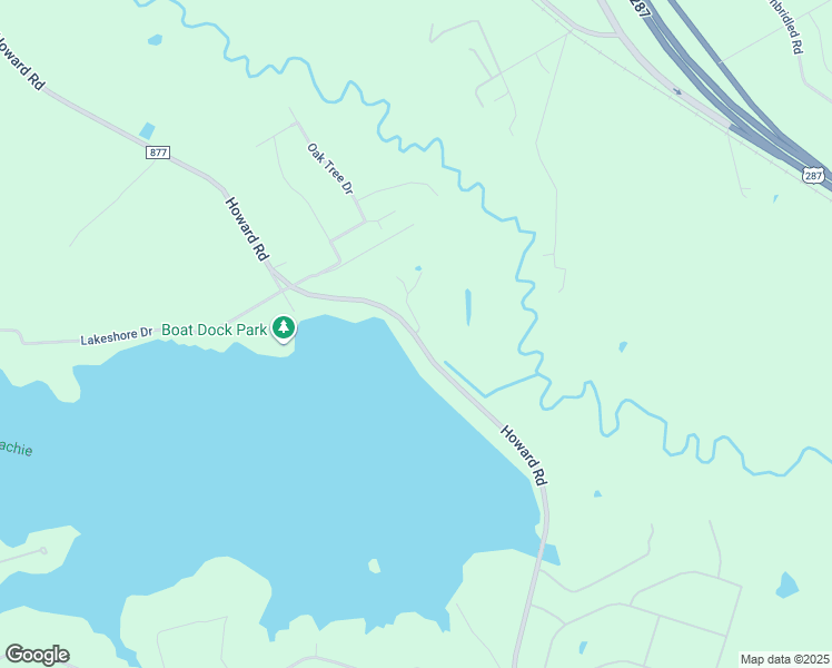 map of restaurants, bars, coffee shops, grocery stores, and more near 3621 Howard Road in Waxahachie