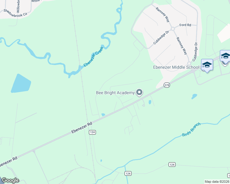 map of restaurants, bars, coffee shops, grocery stores, and more near 203 Mill Stone Court in Rincon