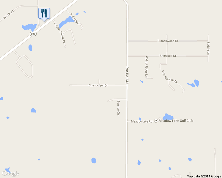 map of restaurants, bars, coffee shops, grocery stores, and more near 6125 Chanticleer Dr in Keithville