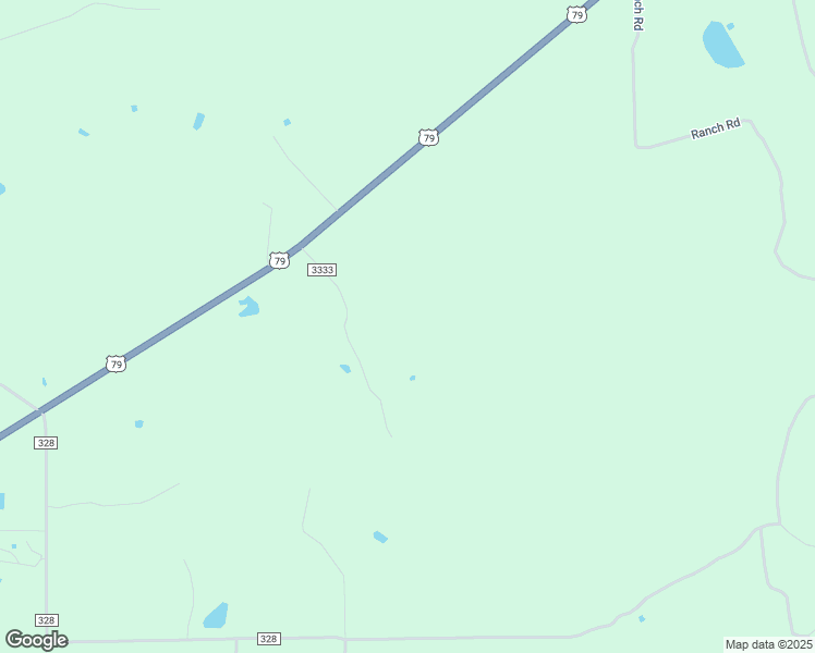 map of restaurants, bars, coffee shops, grocery stores, and more near 173 County Road 3333 in De Berry