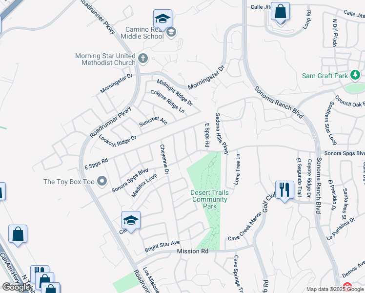 map of restaurants, bars, coffee shops, grocery stores, and more near 3063 Quannah Wild in Las Cruces
