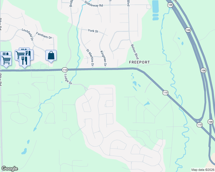 map of restaurants, bars, coffee shops, grocery stores, and more near 9817 Red Maple Lane in Pike Road