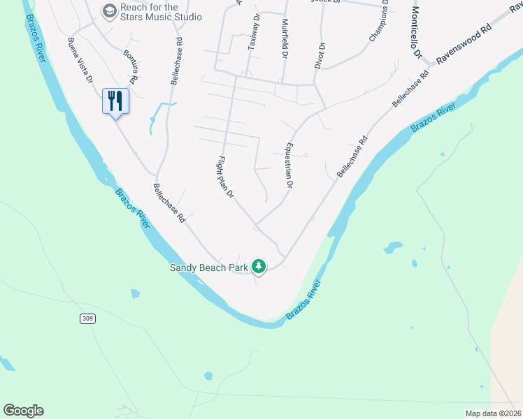 map of restaurants, bars, coffee shops, grocery stores, and more near 5401 Equestrian Drive in Granbury