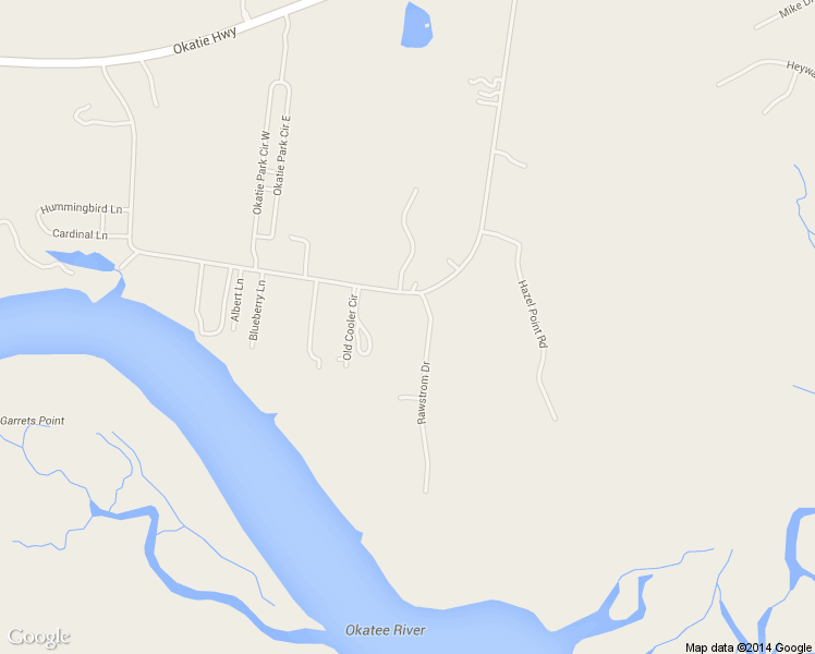 map of restaurants, bars, coffee shops, grocery stores, and more near 167 Old Baileys Road in Okatie