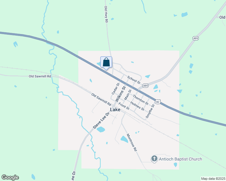 map of restaurants, bars, coffee shops, grocery stores, and more near 101 Cedar Street in Lake