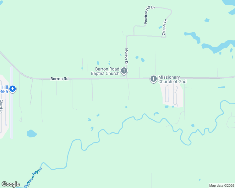 map of restaurants, bars, coffee shops, grocery stores, and more near 1145 Barron Rd in Keithville