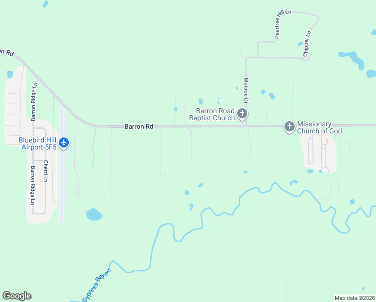 map of restaurants, bars, coffee shops, grocery stores, and more near 1245 Barron Rd in Keithville