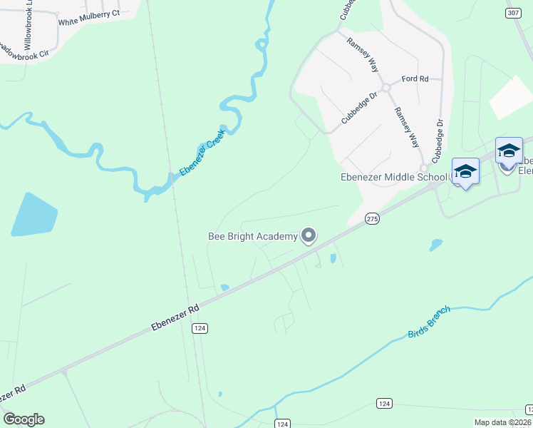 map of restaurants, bars, coffee shops, grocery stores, and more near 131 Cobbleton Drive in Rincon