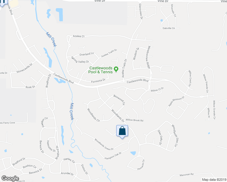 map of restaurants, bars, coffee shops, grocery stores, and more near 333 Cypress Creek Road in Brandon