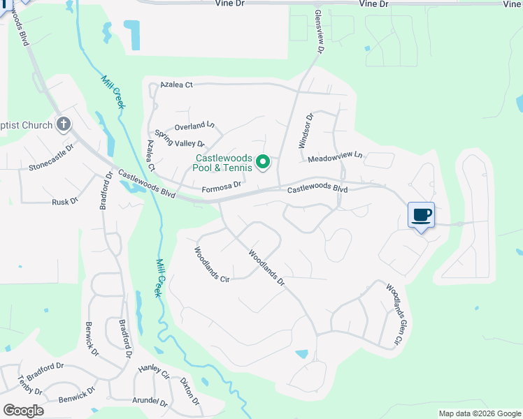 map of restaurants, bars, coffee shops, grocery stores, and more near 333 Cypress Creek Road in Brandon