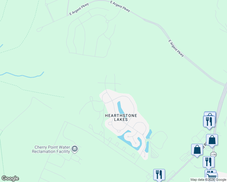 map of restaurants, bars, coffee shops, grocery stores, and more near 1582 Hearthstone Lake Drive in Ridgeland