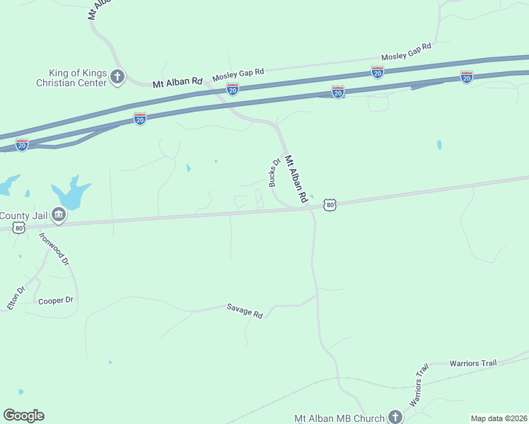 map of restaurants, bars, coffee shops, grocery stores, and more near 1845 Old Highway 80 in Vicksburg