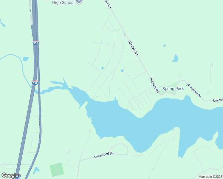 map of restaurants, bars, coffee shops, grocery stores, and more near 155 Willowcrest Drive in Waxahachie