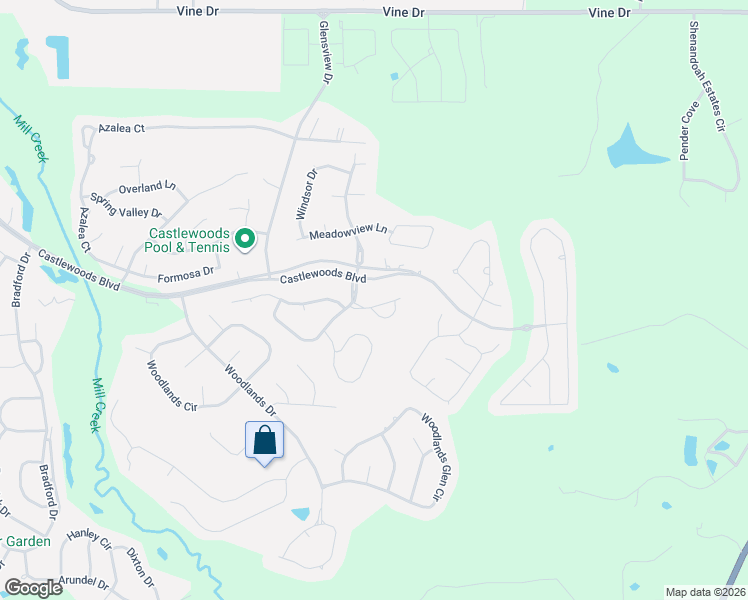map of restaurants, bars, coffee shops, grocery stores, and more near 507 Willow Court Drive in Brandon