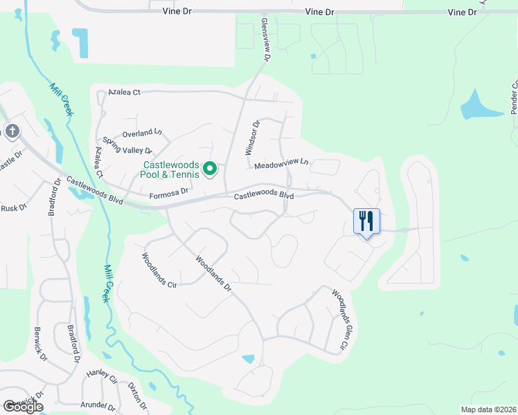 map of restaurants, bars, coffee shops, grocery stores, and more near 307 Cypress Creek Road in Brandon