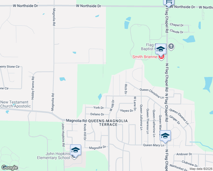 map of restaurants, bars, coffee shops, grocery stores, and more near 171 Castlewood Drive in Clinton