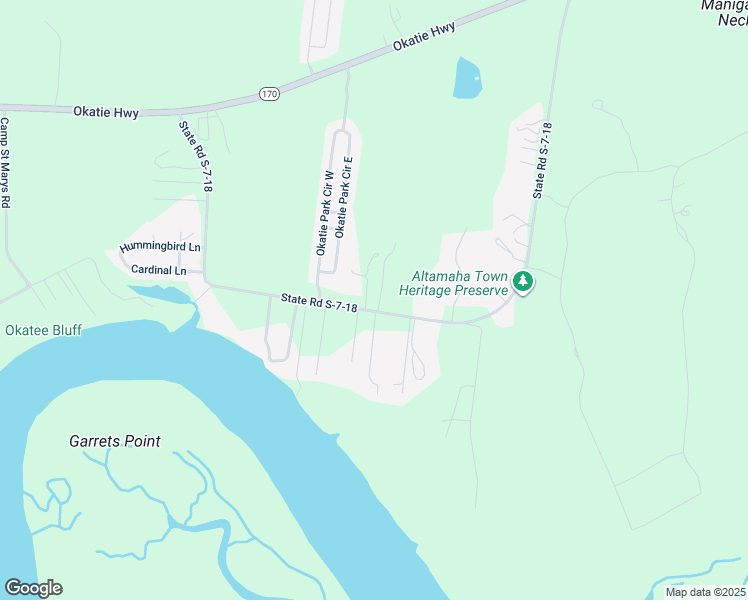 map of restaurants, bars, coffee shops, grocery stores, and more near 1248 Old Bailey Road in Ridgeland