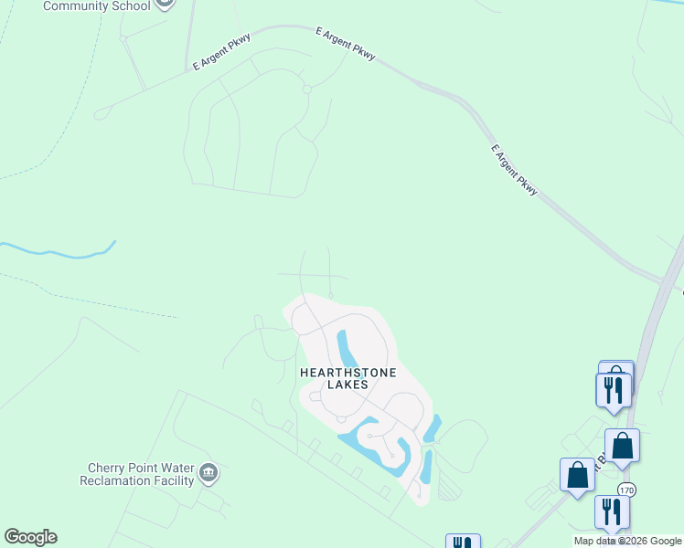 map of restaurants, bars, coffee shops, grocery stores, and more near 152 Monument street in Ridgeland