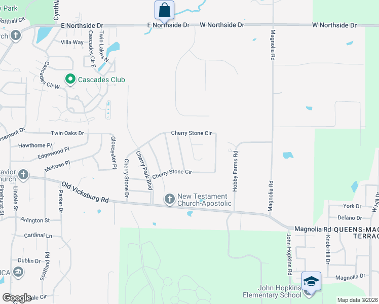 map of restaurants, bars, coffee shops, grocery stores, and more near 535 Sunny Orchard Ln in Clinton