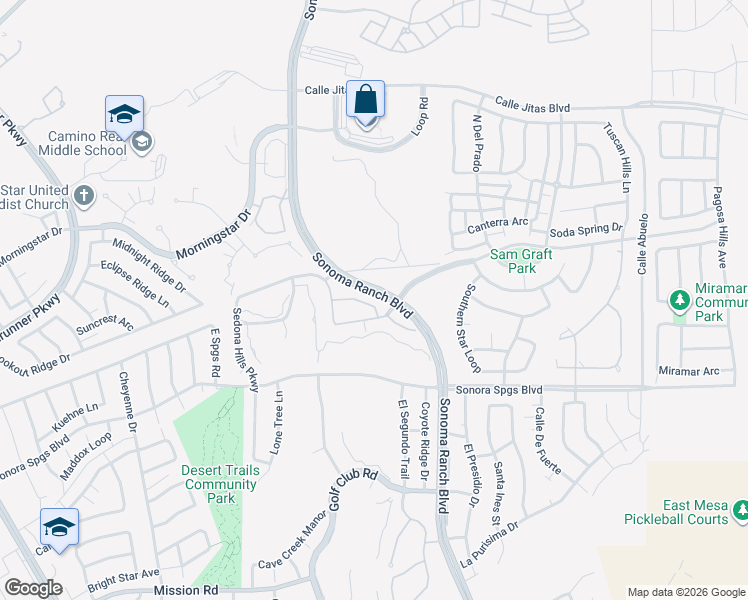 map of restaurants, bars, coffee shops, grocery stores, and more near 3639 Arroyo Verde Street in Las Cruces