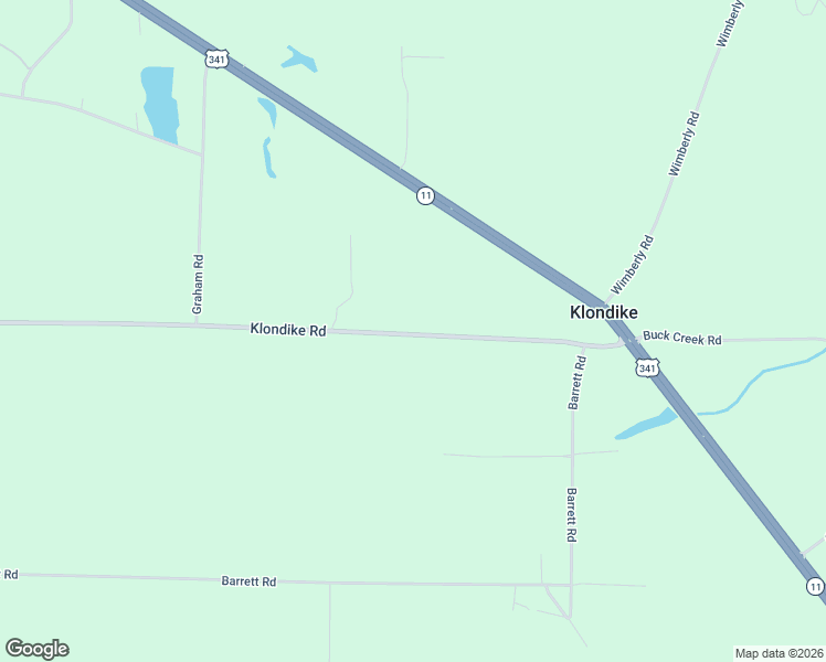 map of restaurants, bars, coffee shops, grocery stores, and more near 848 Klondike Road in Hawkinsville