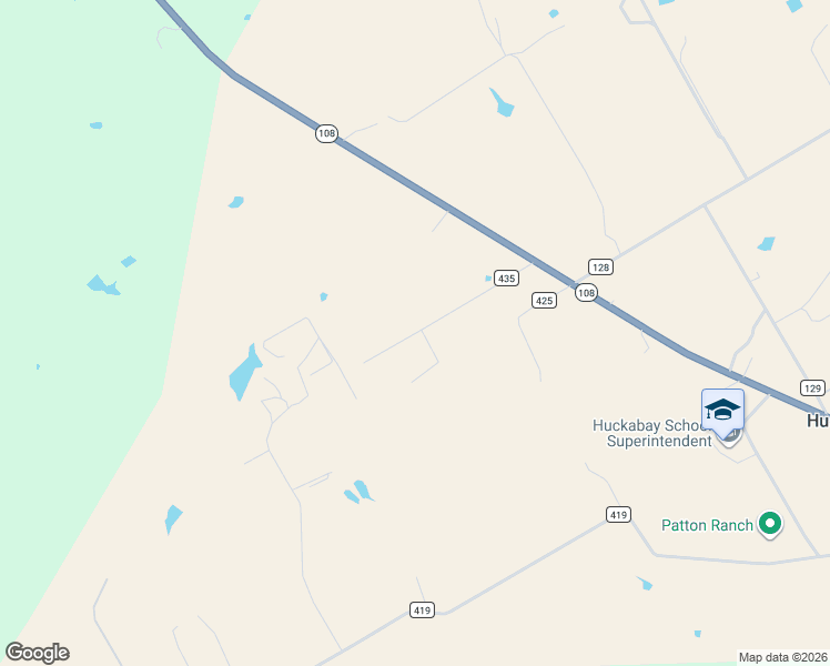 map of restaurants, bars, coffee shops, grocery stores, and more near County Road 435 in Stephenville