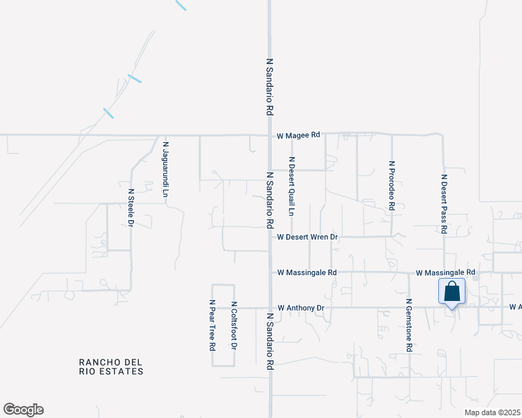 map of restaurants, bars, coffee shops, grocery stores, and more near 11840 West Desert Wren Drive in Tucson