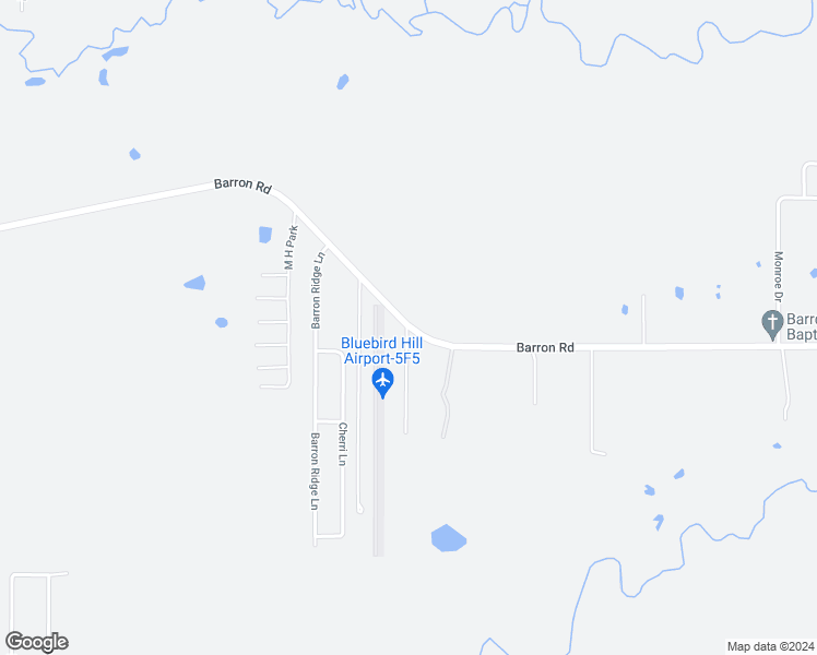 map of restaurants, bars, coffee shops, grocery stores, and more near 2539 Par Road 112 in Keithville