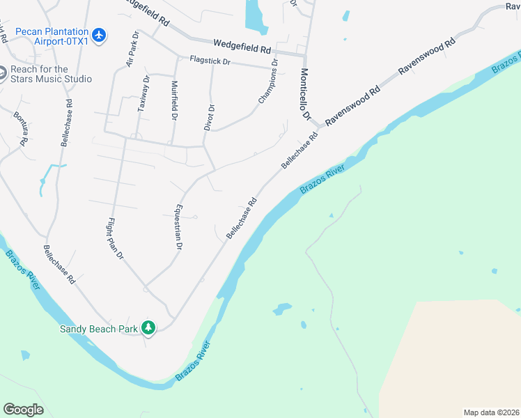 map of restaurants, bars, coffee shops, grocery stores, and more near 9700 Bellechase Road in Granbury