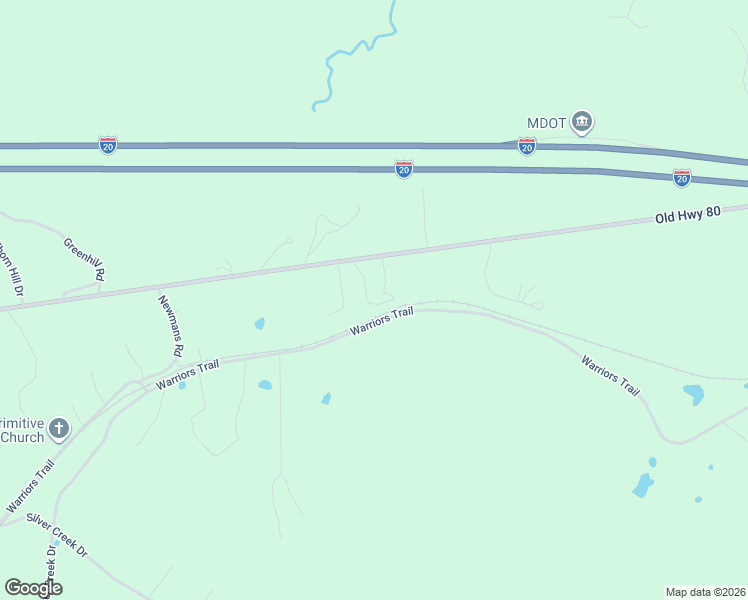 map of restaurants, bars, coffee shops, grocery stores, and more near 76 Pepper Ridge Road in Vicksburg
